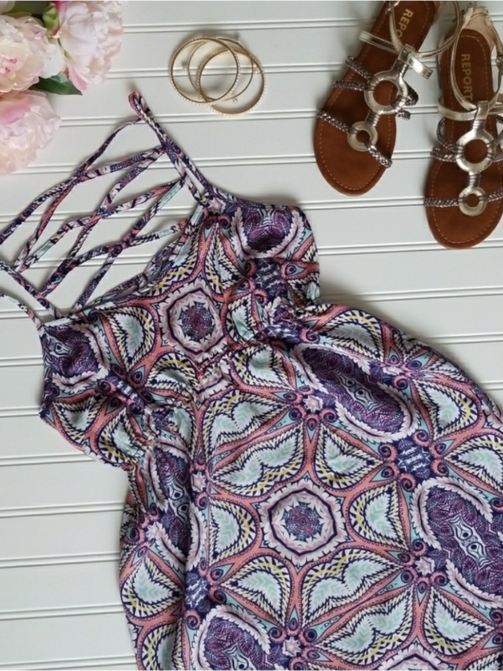 Charlotte Russe Maxi Summer Dress - Picture 1 of 8